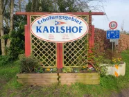 Schild Karlshof