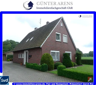 Titelbild - Wohnung mieten in Westerstede - 2 Zimmer - Obergeschosswohnung mit Garage in Westerstede - Hollwege