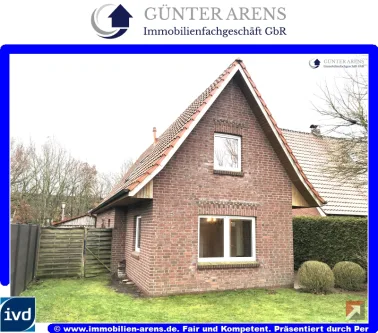 Titelbild - Haus mieten in Westerstede - kleines Wohnhaus mit Garten und Carport in Westerstede