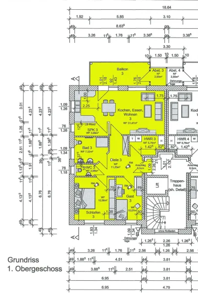 Wohnung 3 Obergeschoss 1