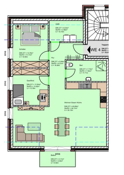 Grundriss Wohnung 04