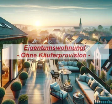 Secret Estate - Wohnung kaufen in Ahlhorn - Mit Weitblick- über den Dächern von Ahlhorn:Gepflegte Penthousewohnung im Zentrum von Ahlhorn,auch als Büro nutzbar!