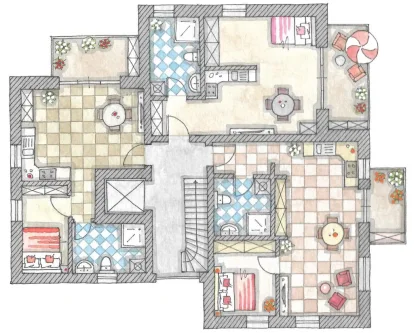 OG rechts - Wohnung kaufen in Wildeshausen - Eigentumswohnung Bj 10/2023 im OG rechts mit einer Wohn und-/Nutzfläche von 49 m²