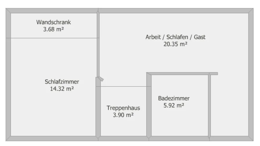 Grundriss Obergeschoss