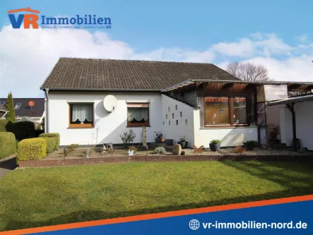 Bungalow mit Carport - Haus kaufen in Aukrug - Ebenerdiges Wohnen in gefragter Lage!