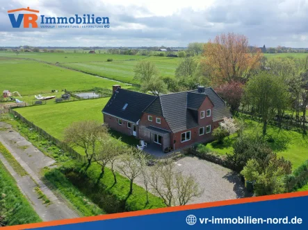 Immobilie in malerischem Grün - Haus kaufen in Osterhever - Traumhaus in malerischer Landschaft und direkter Nordseenähe