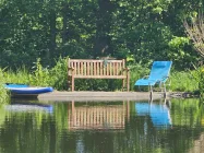 ein Sonnenplatz direkt am Teich