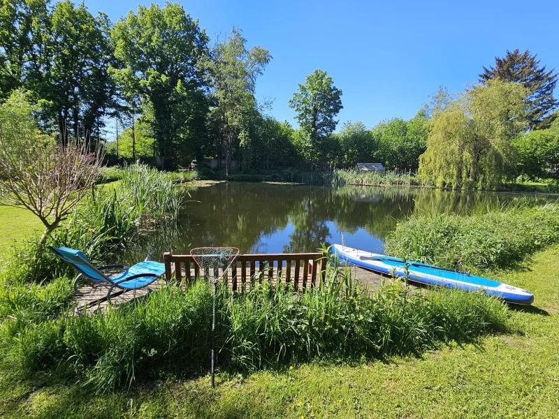 Badesteg am großen Teich, Ansicht 1