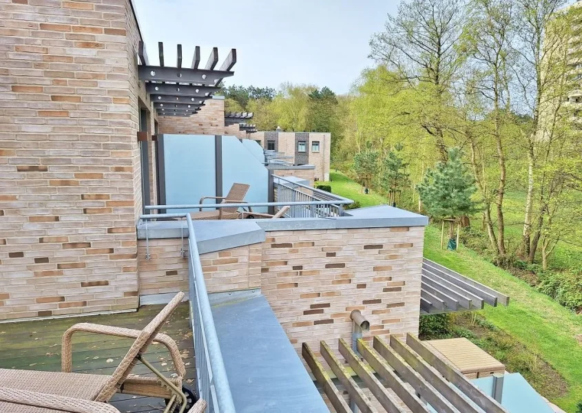 Balkon mit Blick ins Grüne