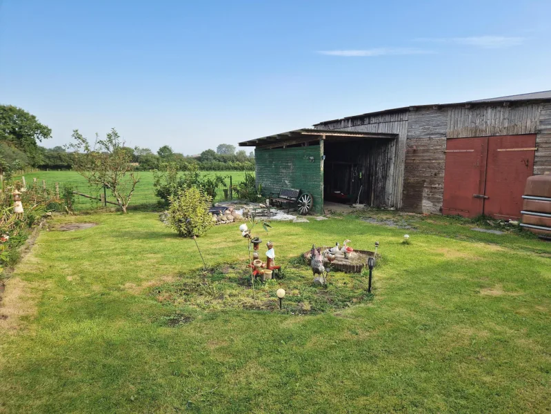 Der Garten mit Wiesenblick