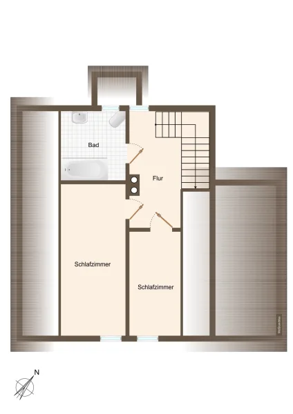 Grundriss Dachgeschoss