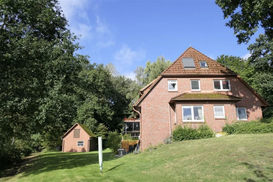 Außenansicht - Wohnung kaufen in Buchholz in der Nordheide - ***BUCHHOLZ***MAISONETTEWOHNUNG MIT BLICK IN DIE NATUR ZU VERKAUFEN***