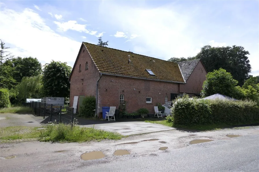 Außenansicht - Halle/Lager/Produktion mieten in Rosengarten , Kr Harburg - ***ROSENGARTEN-ECKEL***LAGERFLÄCHE ZU VERMIETEN***