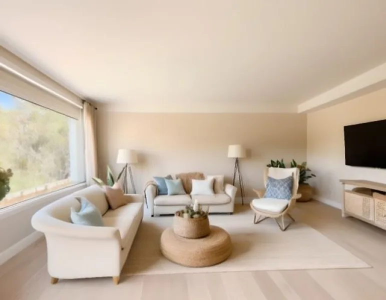 Visualisierung Wohnzimmer - Wohnung kaufen in Buchholz in der Nordheide - ***BUCHHOLZ-ZENTRUMSNAH*GEPFLEGTE WOHNUNG MIT BALKON UND STELLPLATZ***