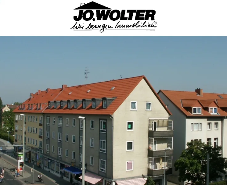 Ansicht mit Logo - Wohnung mieten in Braunschweig - 3 Zimmer Wohnung an der TU