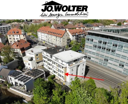 Titel Internet - Wohnung mieten in Braunschweig - Studentenwohnung mit Balkon zur Oker