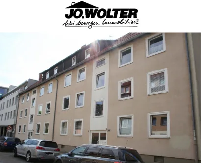 Ansicht mit Logo - Wohnung mieten in Braunschweig - Komplett sanierte  3-Zimmer Wohnung im TU-Gebiet