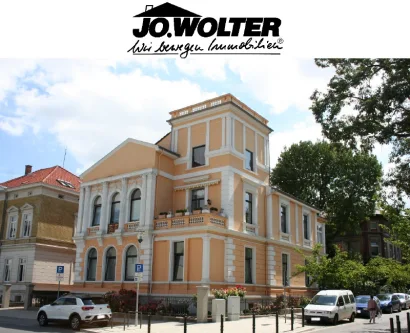 Ansicht mit Logo - Wohnung mieten in Braunschweig - Jugendstilvilla ! Exklusive Etagenwohnung mit Balkon und Wintergarten