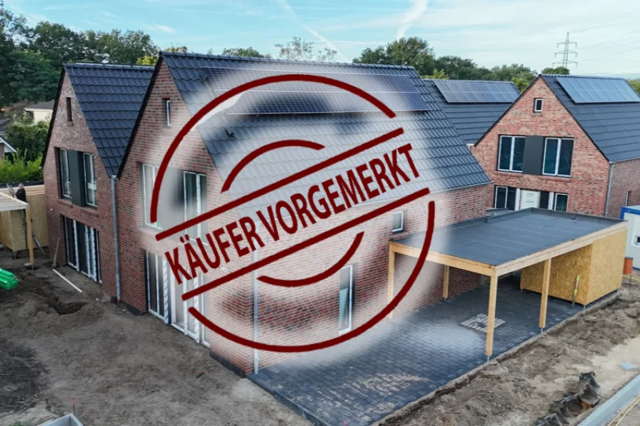 Doppelhaushälfte Haus Nr. 2_rechte Seite noch frei - Haus kaufen in Nordhorn - Doppelhaushälften in begehrtem Stadtteil Oorde