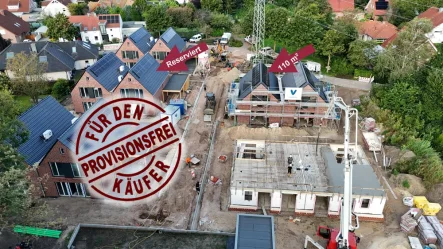 Luftbild reserviert - Haus kaufen in Nordhorn - Doppelhaushälften in begehrtem Stadtteil Oorde