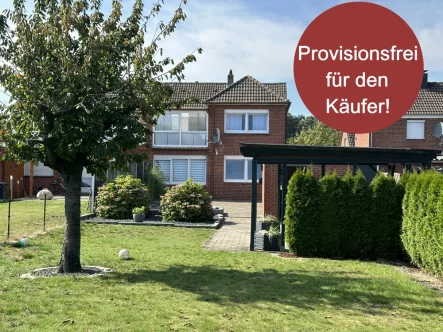 Gartenansicht1 - Haus kaufen in Nordhorn - Gepflegte Doppelhaushälfte in Nordhorn