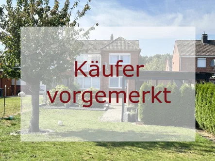 Gartenansicht - Haus kaufen in Nordhorn - Gepflegte Doppelhaushälfte in Nordhorn