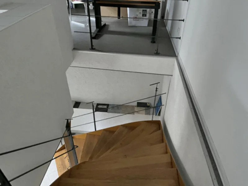 Treppe zum Büro