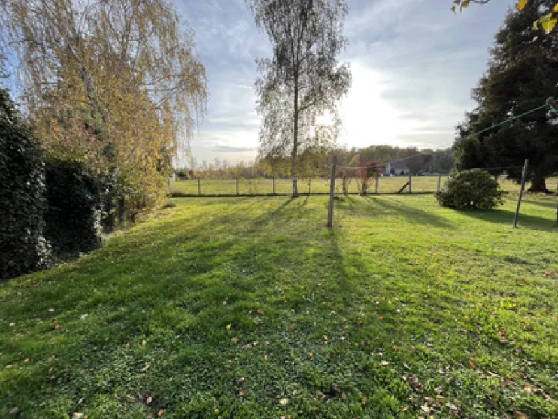 Blick vom Grundstück - Haus kaufen in Schönborn - Drei; Zwei; Eins - dann Meins!