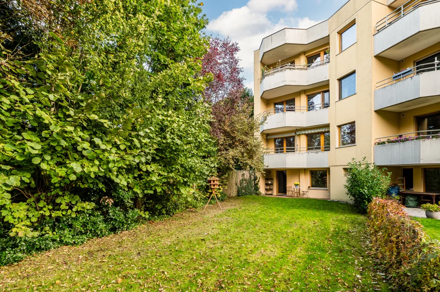 Außenansicht - Wohnung kaufen in Berlin - Gartenmaisonette-Wohnung in idyllischer Lage Am Tegeler Fließ