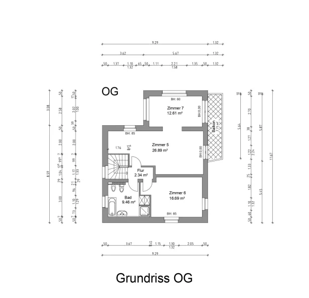 Grundriss OG