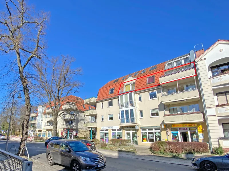 Hausansicht - Wohnung kaufen in Berlin - Dachgeschosswohnung in Kaulsdorf als Kapitalanlage "langfristig vermietet"