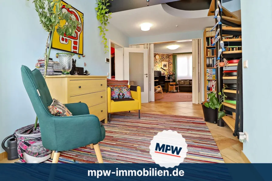 Diele - Wohnung kaufen in Berlin - Maisonette mit Dachterrasse: Wohnen mit Weitblick in Berlin