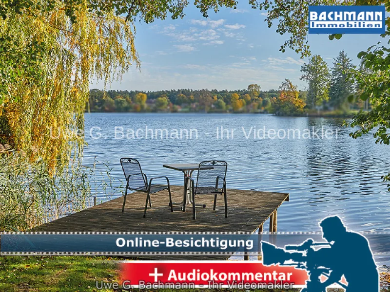 Bootssteg - Haus kaufen in Grünheide OT Kagel - Grünheide OT Kagel: Haus am See in idyllischer Lage