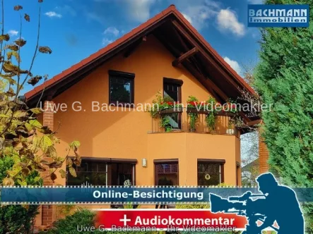 Hausansicht - Haus kaufen in Berlin / Mahlsdorf-Nord - Berlin - Mahlsdorf: Gepflegtes Einfamilienhaus mit 3 Zimmern und Vollkeller