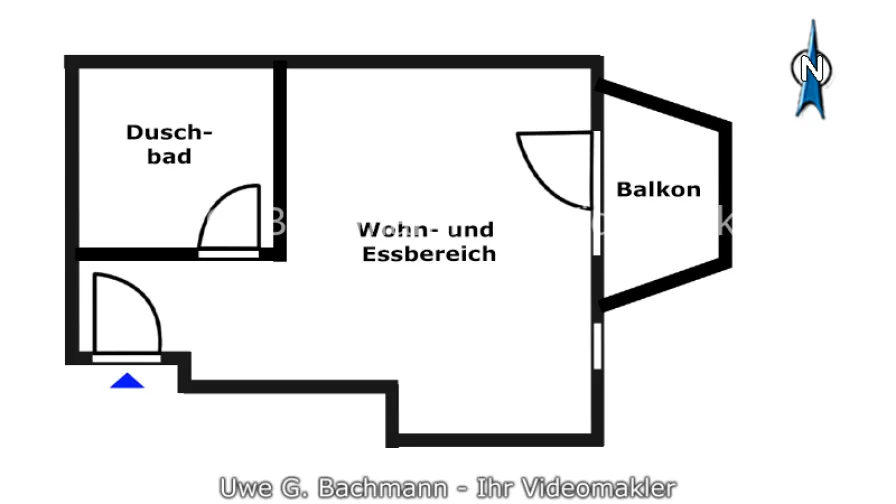 Grundriss Wohnung - Skizze ohne Maßstab