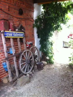 Durchgang - Haus kaufen in Schönwalde- - LUFTHOLEN! Bauernhaus + Nebengeb., Scheune-Ausbaumögl.,Individualisten f. 3843 m² Grd. inkl. Acker!