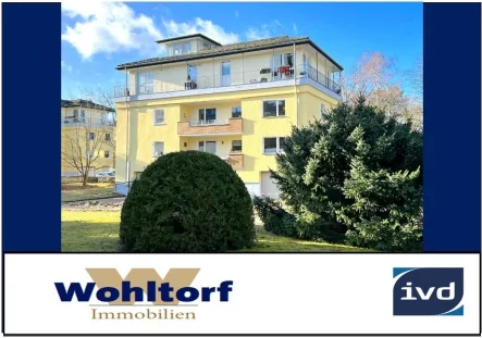 Ansicht - Wohnung kaufen in Berlin - Frohnau - Gut geschnittene Etagenwohnung mit Balkon und Doppelgarage