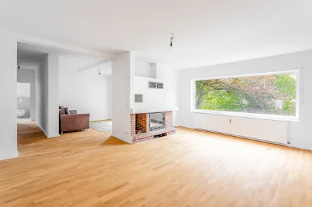 Wohnbereich - Wohnung kaufen in Berlin - Modern und großzügig Wohnen mit Gartenzugang und separater Nutzfläche im Souterrain