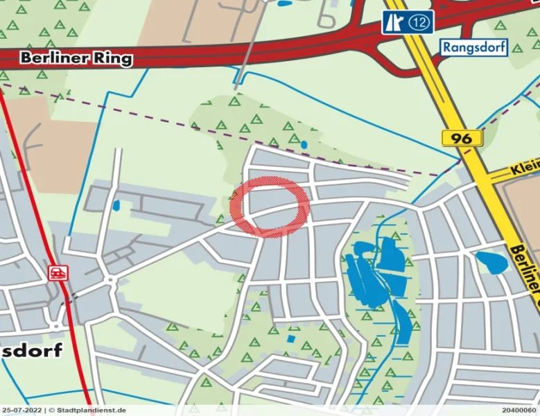 1.jpg - Grundstück kaufen in Rangsdorf - IMMOBERLIN.DE - Hervorragendes Baugrundstück beim Ortskern nahe Berlin