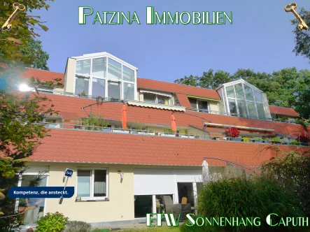 TitelETW.png - Wohnung kaufen in Schwielowsee - Caputh, vermietete 4-Zimmerwohnung mit Terrasse und Garten am Sonnenhang