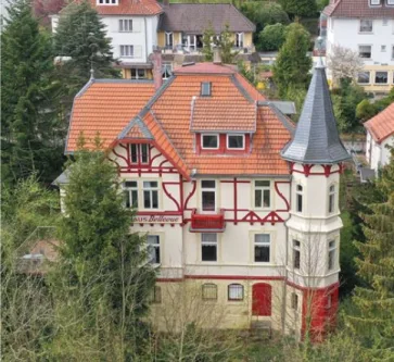 Villa Außenansicht - Haus kaufen in Bad Sachsa - Denkmalgeschütze Jugendstilperle zur Modernisierung