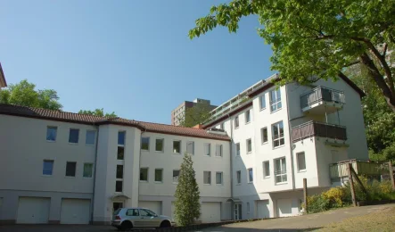 Gartenhaus  - Wohnung mieten in Frankfurt (Oder) - Wohnen im Zentrum mit Stadtpark vor der Tür - Seitenhaus - 1. OG - gemütlicher Balkon - Garage