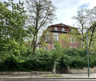 "Dornröschen"-Villa - Wohnung mieten in Frankfurt (Oder) - Elegante Stadtvilla wird aus dem Dornröschenschlaf wieder zum Strahlen erweckt ... 2-Zimmer-Dachnest 