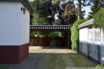 Zufahrt zum Carport