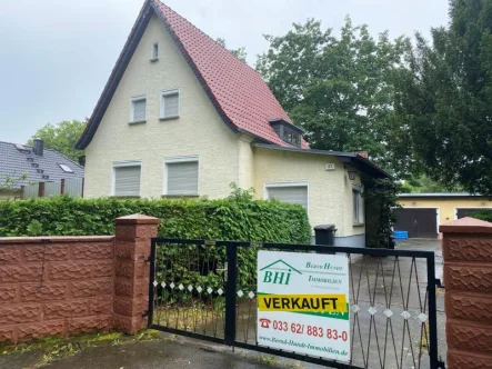 2024 VERKAUFT - Haus kaufen in Woltersdorf - 2024 verkauft - Einfamilienhaus in Woltersdorf