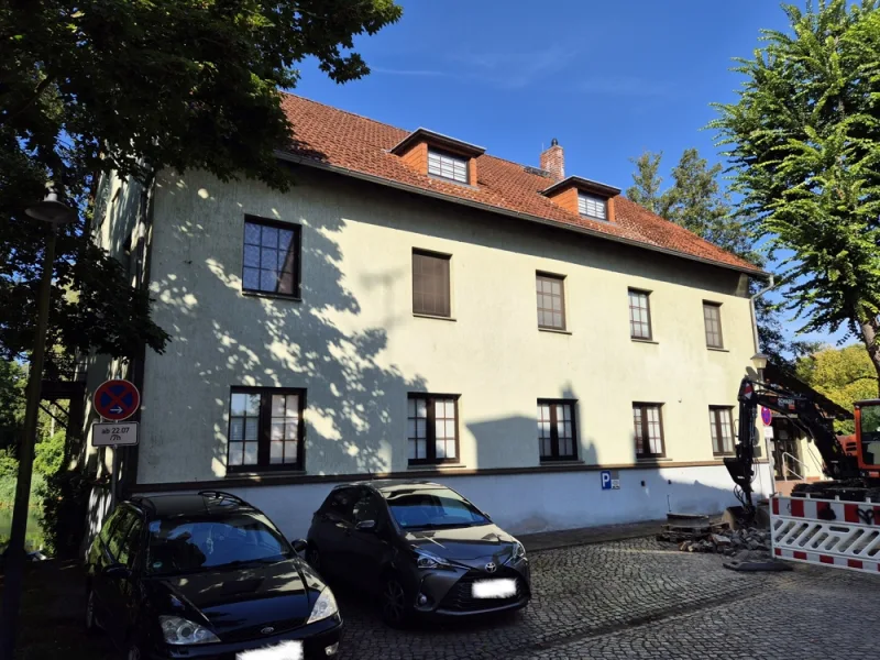 Vorderansicht  - Büro/Praxis mieten in Lübben (Spreewald) - Bürohaus über 3 Etagen direkt an der Lübbener Spree in ruhiger grüner Lage