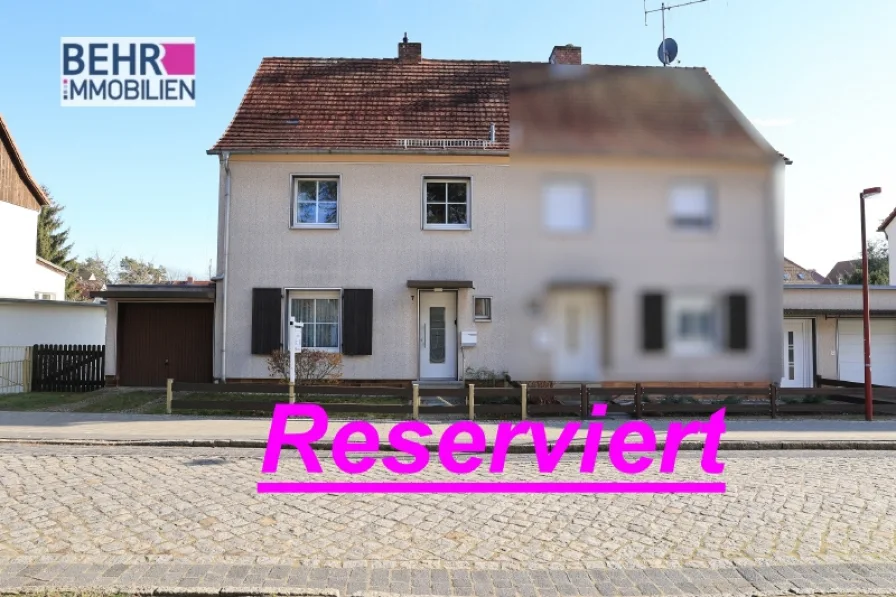 DHH - Haus kaufen in Eberswalde - RESERVIERT!!!  DHH Westend-Kita, Schule, Bahnhof-alles in der Nähe