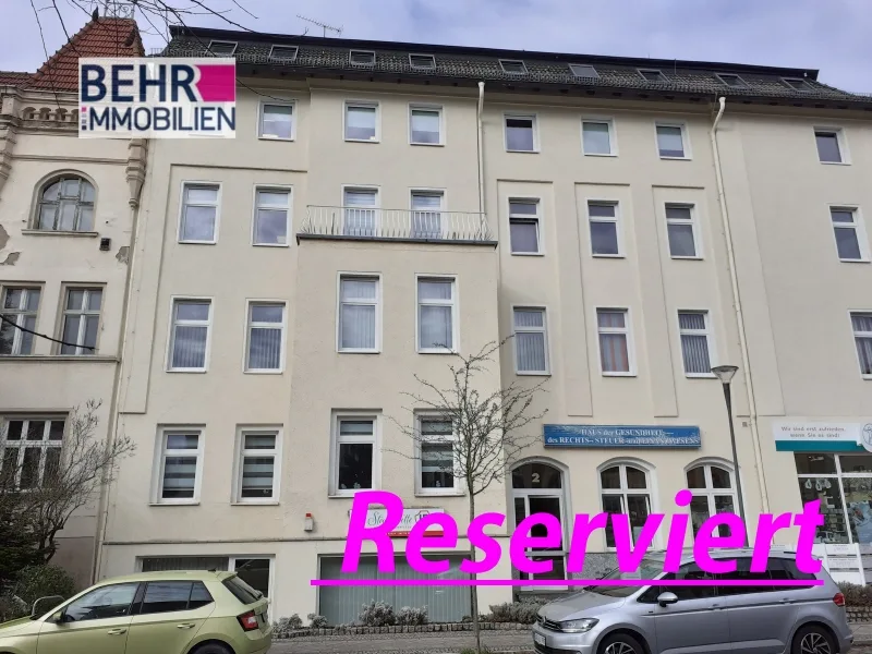 Hausansicht - Büro/Praxis mieten in Eberswalde - RESERVIERT!!!  Büro-/Praxisräume mit frequenzbringender Nachbarschaft - Ärzteviertel