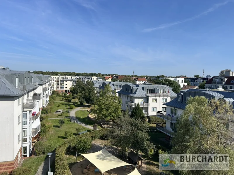 Ausblick von der Dachterrasse