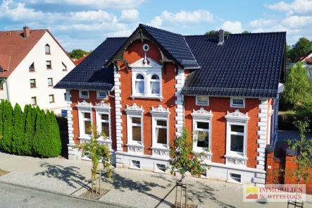 Vorderansicht - Haus kaufen in Pritzwalk - Attraktive Stadtvilla in Pritzwalk